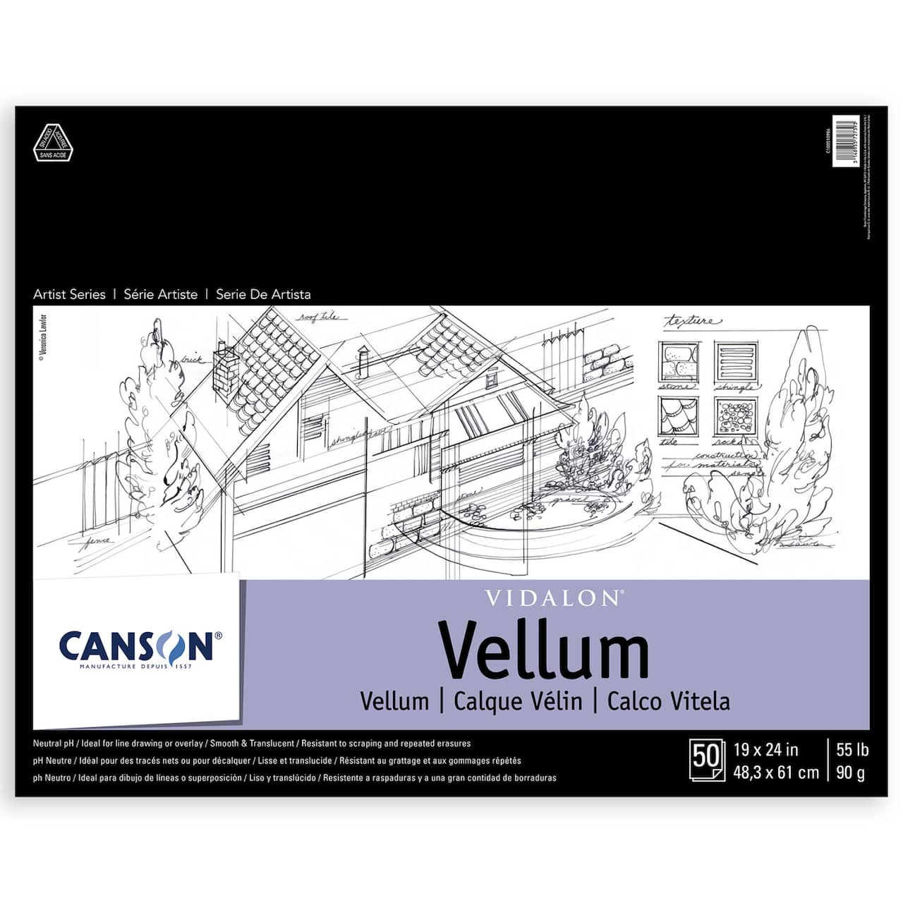 Canson® Artist Series Vidalon® Vellum Tracing Paper
